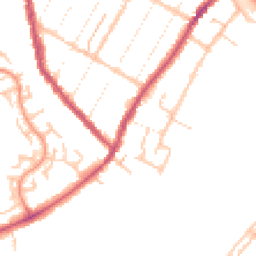 Daytime road noise heatmap for DE14 3DD
