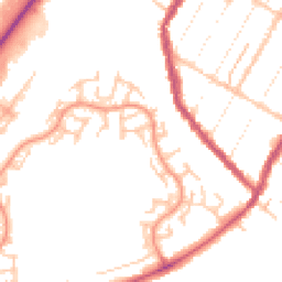 Daytime road noise heatmap for DE14 3EF
