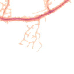 Daytime road noise heatmap for DE14 3EH