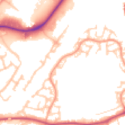 Daytime road noise heatmap for DE14 3FL