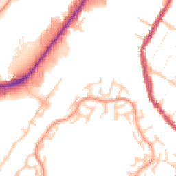 Daytime road noise heatmap for DE14 3FQ