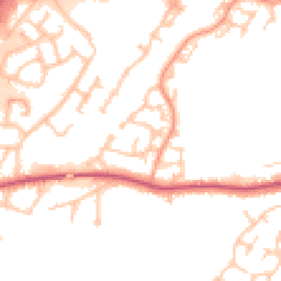 Daytime road noise heatmap for DE14 3GA