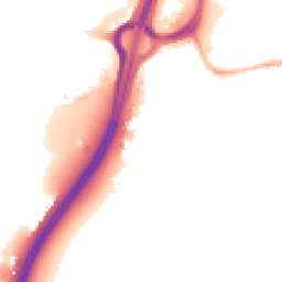 Night-time road noise heatmap for DE14 3GT