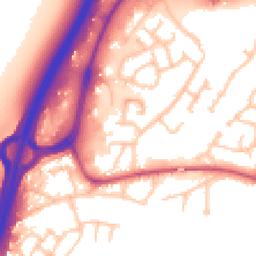 Daytime road noise heatmap for DE14 3HY
