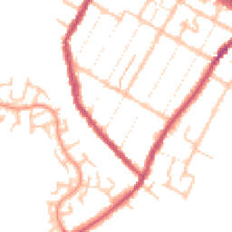 Daytime road noise heatmap for DE14 3LD