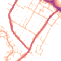 Daytime road noise heatmap for DE14 3LS