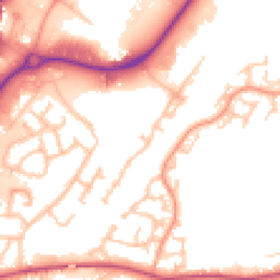 Daytime road noise heatmap for DE14 3NH