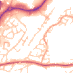 Daytime road noise heatmap for DE14 3NJ