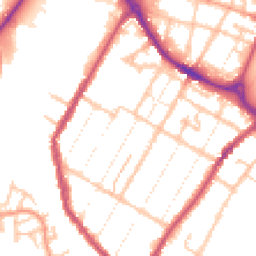 Daytime road noise heatmap for DE14 3PS