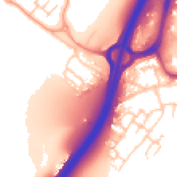 Daytime road noise heatmap for DE14 3RG
