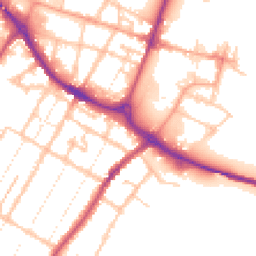 Daytime road noise heatmap for DE14 3SH