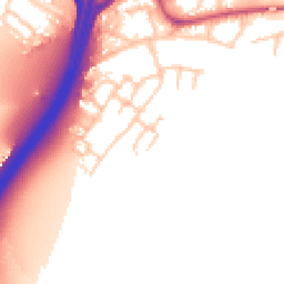 Daytime road noise heatmap for DE14 3UG
