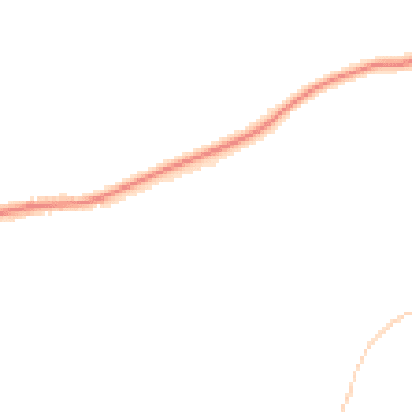 Night-time road noise heatmap for DE21 2AP