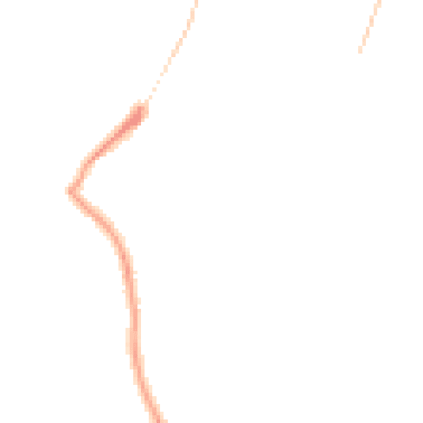 Night-time road noise heatmap for DE21 2BW