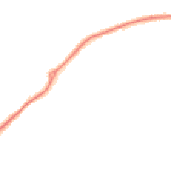 Night-time road noise heatmap for DE21 2DB