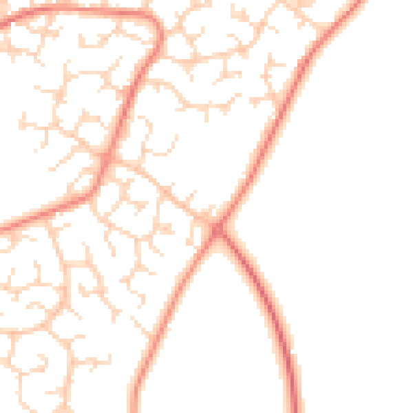 Daytime road noise heatmap for DE21 2LF