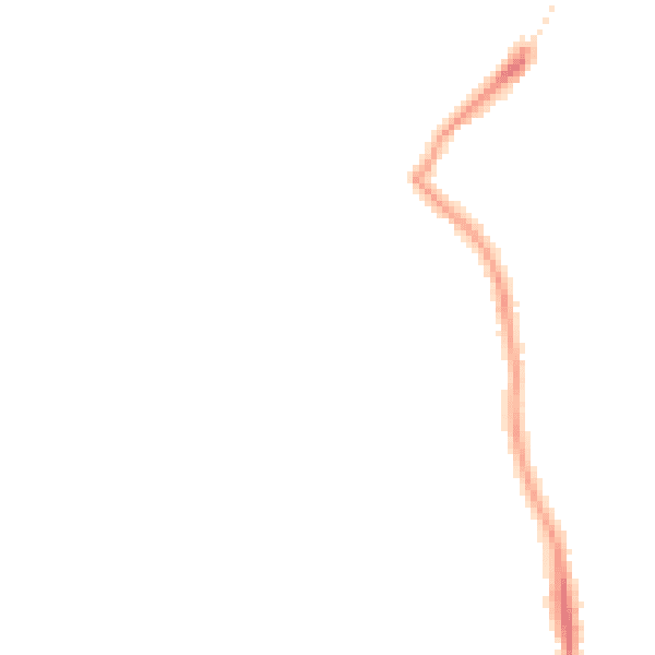 Night-time road noise heatmap for DE21 4QJ
