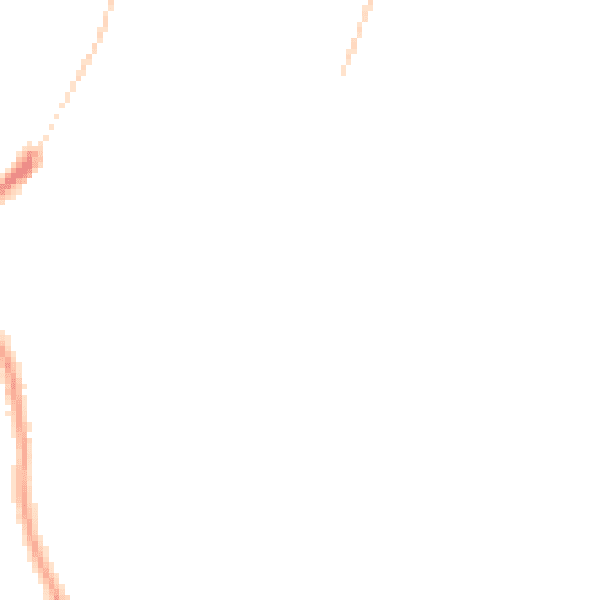 Night-time road noise heatmap for DE21 4RP