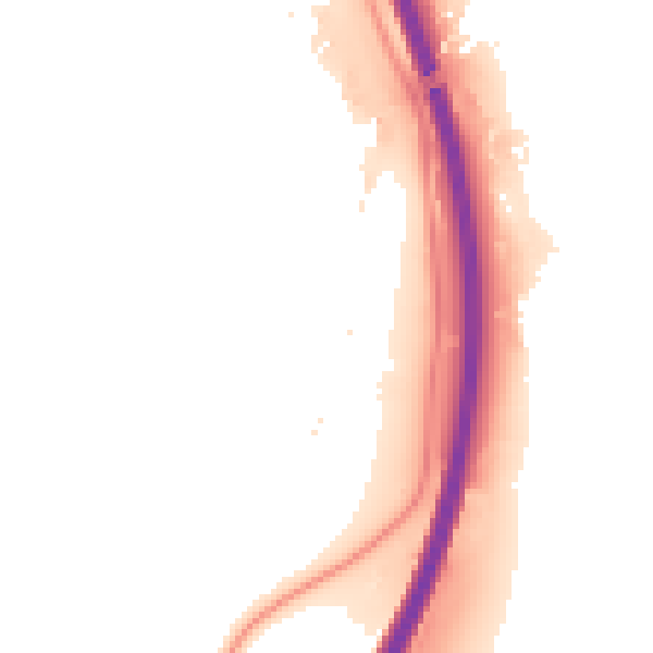 Night-time road noise heatmap for DE21 5BA