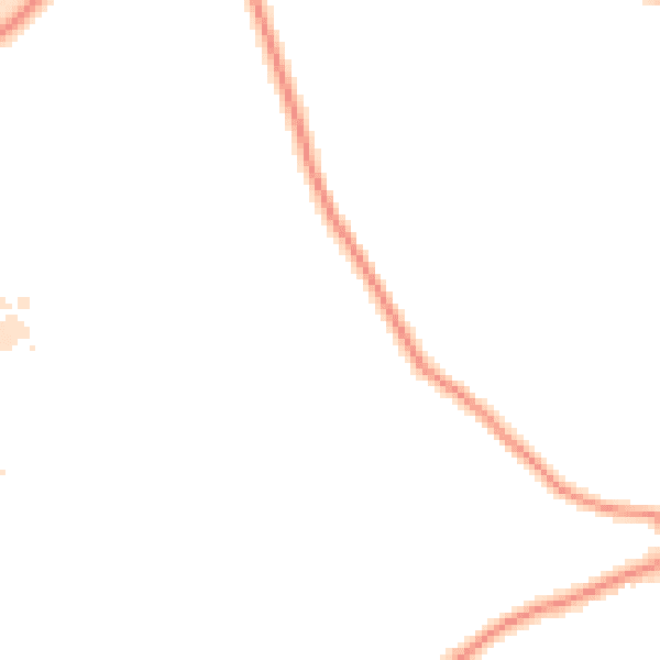 Daytime road noise heatmap for DE21 5BJ