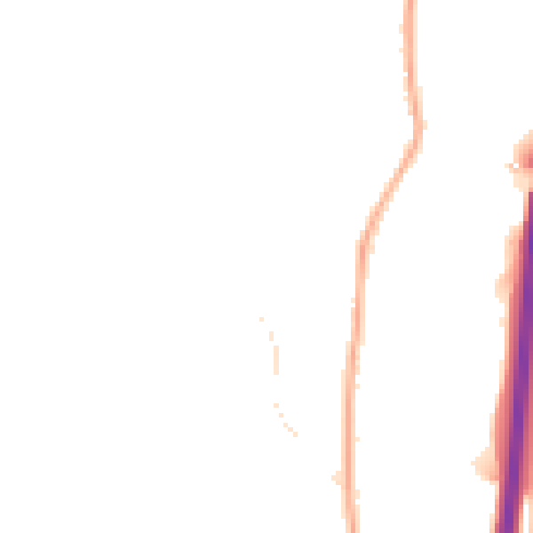 Night-time road noise heatmap for DE21 5EB