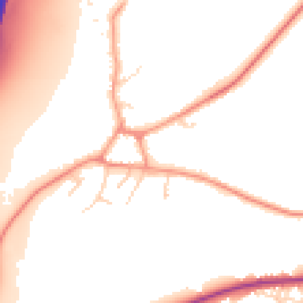 Daytime road noise heatmap for DE21 5LD