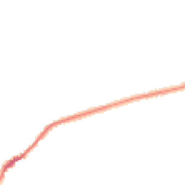 Night-time road noise heatmap for DE21 7EF