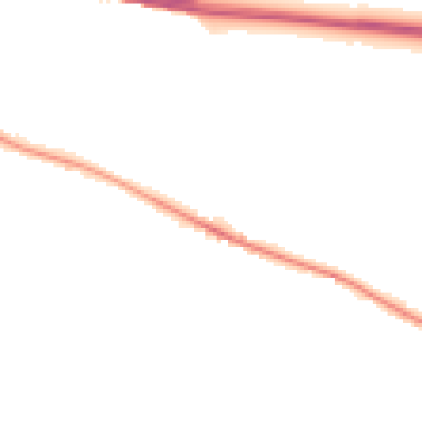 Night-time road noise heatmap for DE21 7SJ