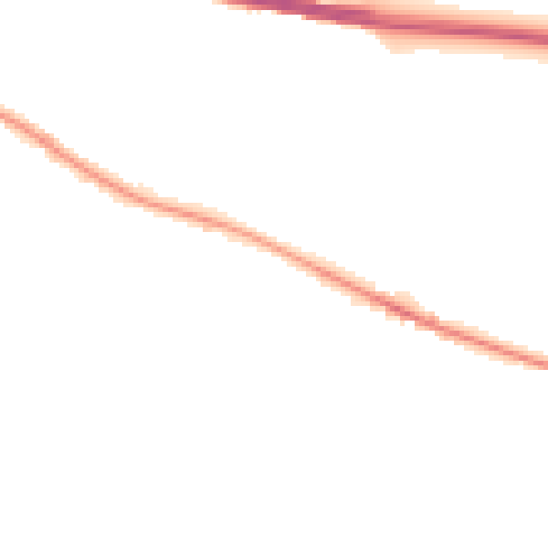 Night-time road noise heatmap for DE21 7UG