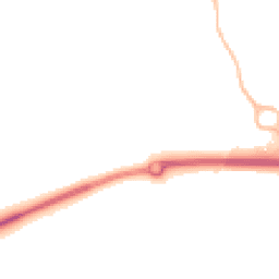 Night-time road noise heatmap for DE3 0AA