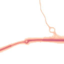 Night-time road noise heatmap for DE3 0AD