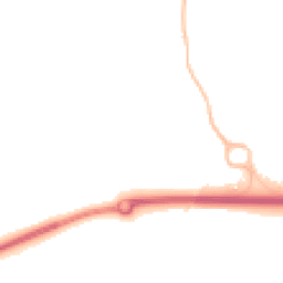 Night-time road noise heatmap for DE3 0AN