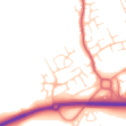 Daytime road noise heatmap for DE3 0AP