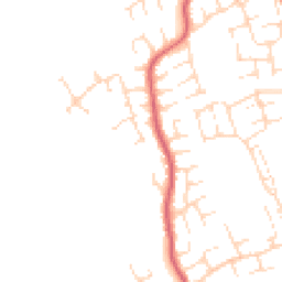 Daytime road noise heatmap for DE3 0BJ