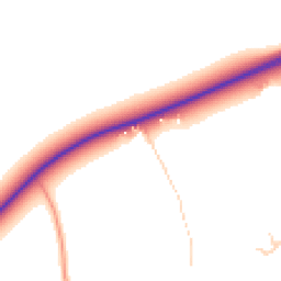 Daytime road noise heatmap for DE3 0BX