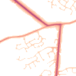 Daytime road noise heatmap for DE3 0FF