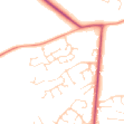 Daytime road noise heatmap for DE3 0FL