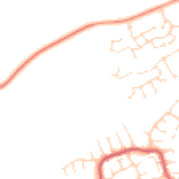Daytime road noise heatmap for DE3 0HG