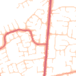 Daytime road noise heatmap for DE3 0PB