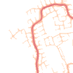 Daytime road noise heatmap for DE3 0QY