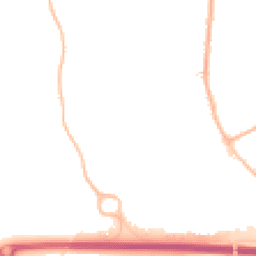 Night-time road noise heatmap for DE3 0TY