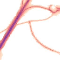 Night-time road noise heatmap for DE3 9AQ