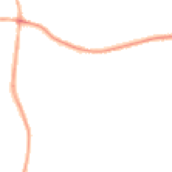 Night-time road noise heatmap for DE55 1AG