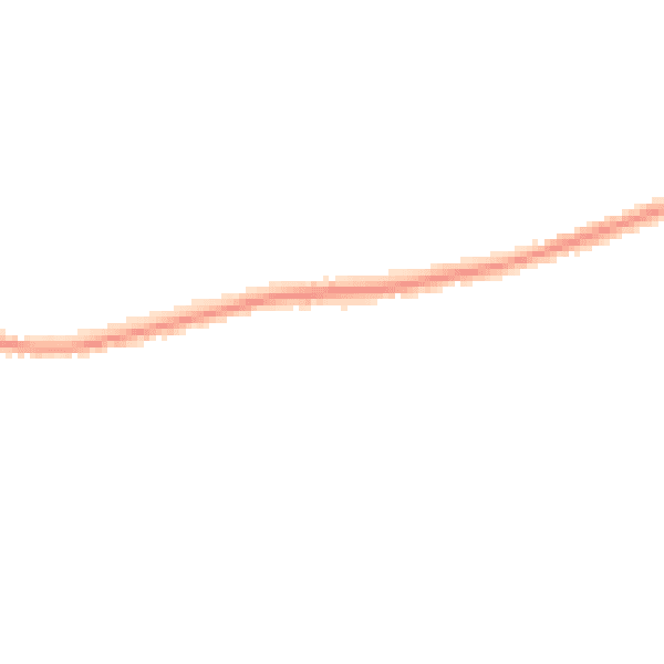Night-time road noise heatmap for DE55 1AS