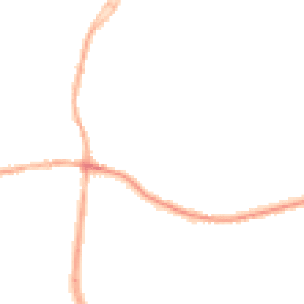 Night-time road noise heatmap for DE55 1AY