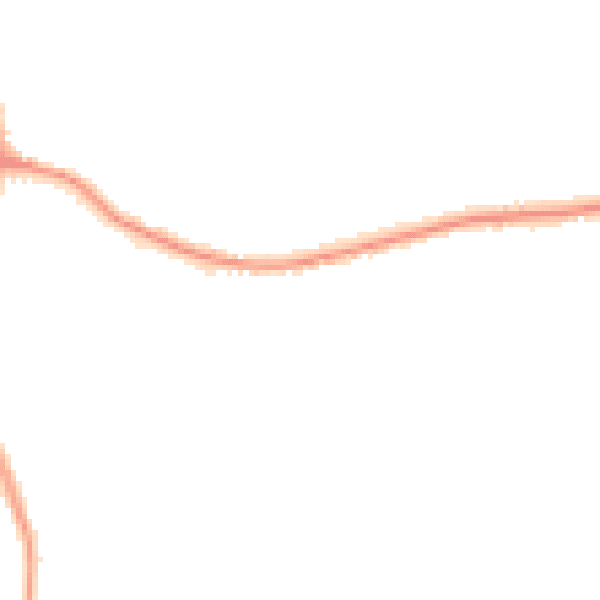 Night-time road noise heatmap for DE55 1BB
