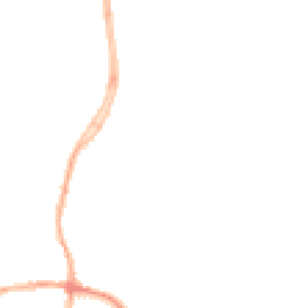 Night-time road noise heatmap for DE55 1DF