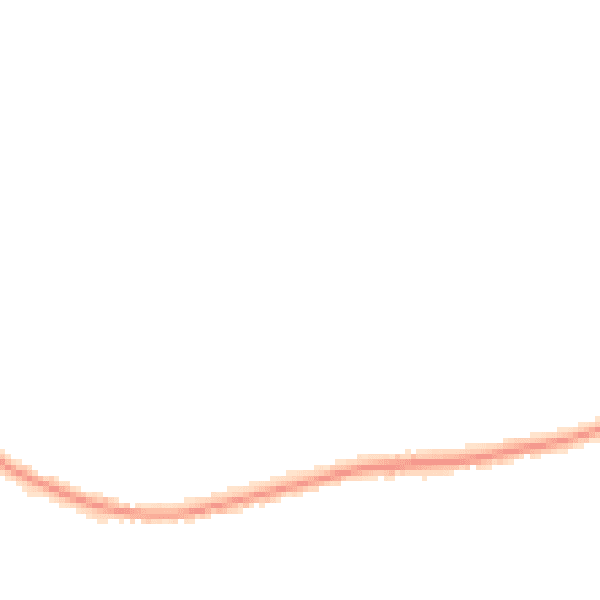 Night-time road noise heatmap for DE55 1EG