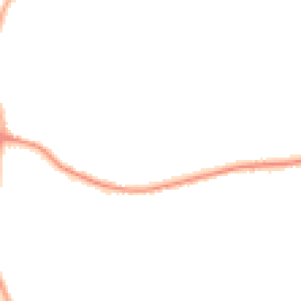 Night-time road noise heatmap for DE55 1HH