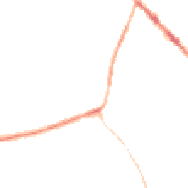 Night-time road noise heatmap for DE55 1LH